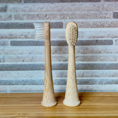 4 pack Bamboo Electric Toothbrush Heads